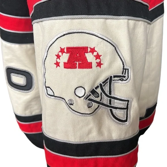 ジャケット・アウター Jeff Hamilton Rams Super Bowl 2000 Limited Edition History Of Super Bowl Collage Full Leather